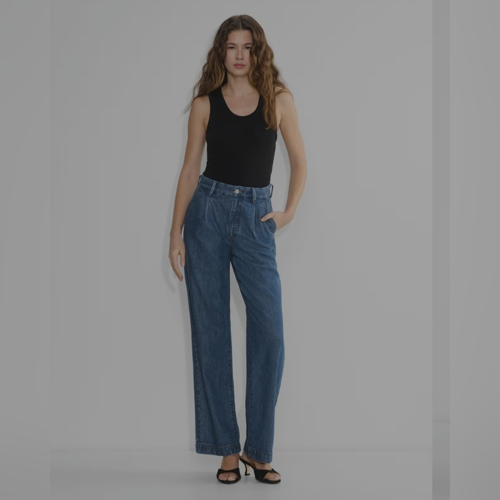 The 90's So-Soft Hi-Rise Tailored Denim Forum Jeans 31
